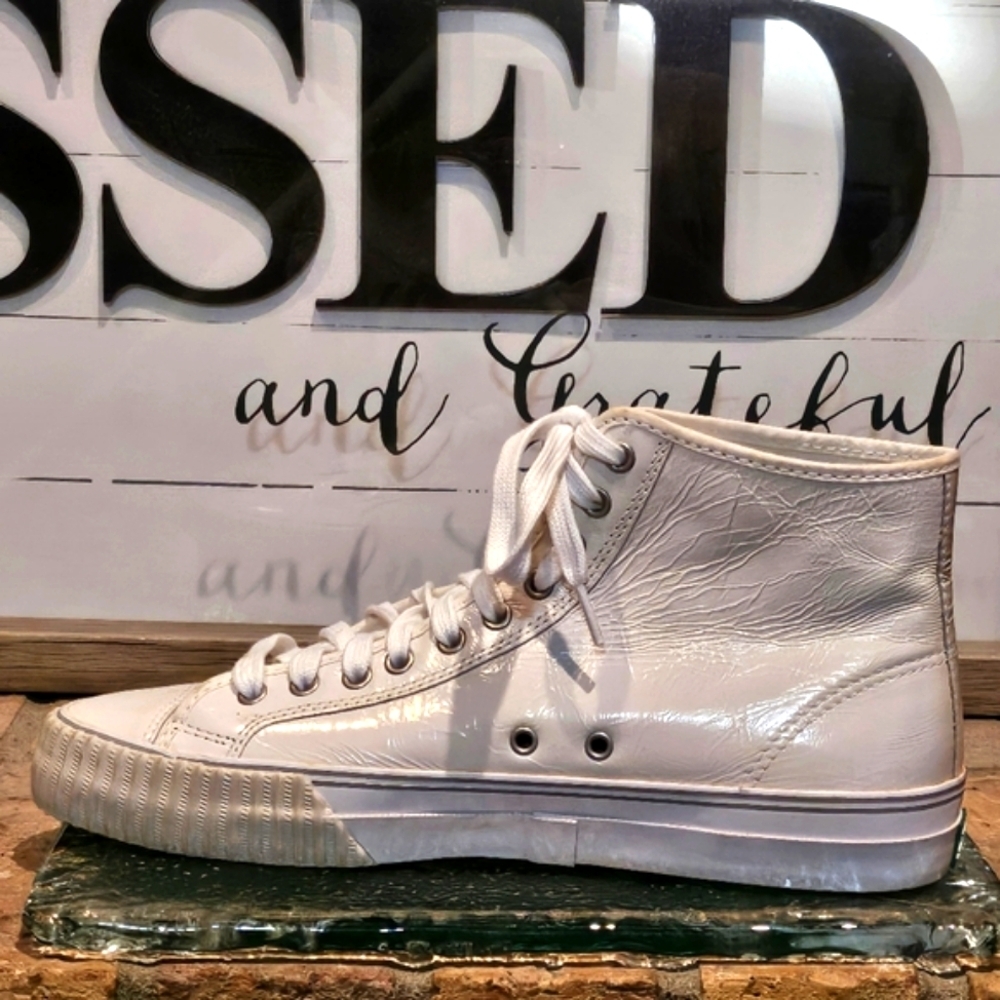 PF Flyers High-Top Sneaker 'Sea Salt' Off White Mns 11 | Wmn 12.5 - Picture 3 of 11